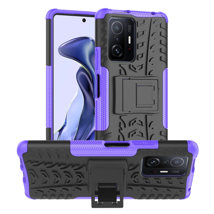 Funda para teléfono con textura de neumático TPU + PC con soporte, For Xiaomi Mi 11T, For Nokia G300, For Samsung Galaxy S22 Ultra 5G, For Samsung Galaxy M52 5G