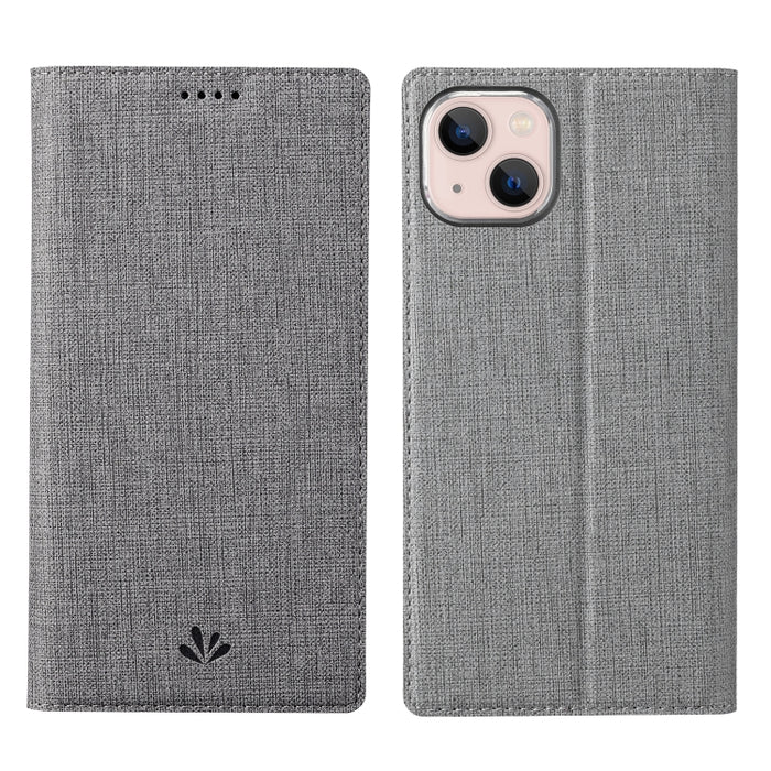 Funda de cuero con tapa horizontal magnética Magsafe a prueba de golpes de la serie ViLi DMX