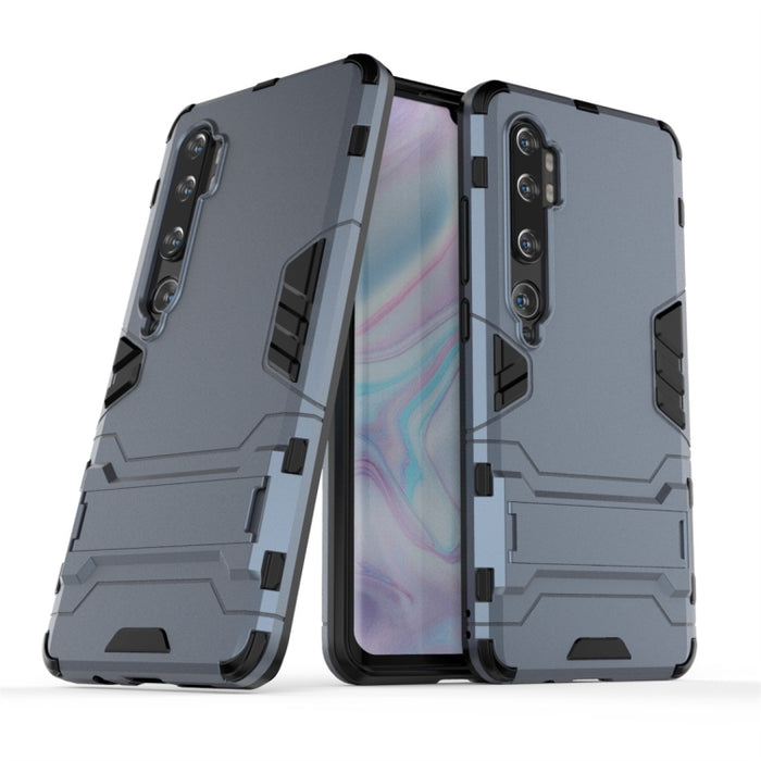 Funda protectora de PC + TPU a prueba de golpes con soporte invisible, For Xiaomi Mi CC9 Pro & Note 10