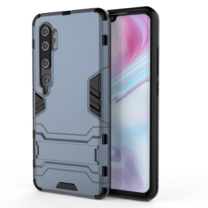 Funda protectora de PC + TPU a prueba de golpes con soporte invisible, For Xiaomi Mi CC9 Pro & Note 10