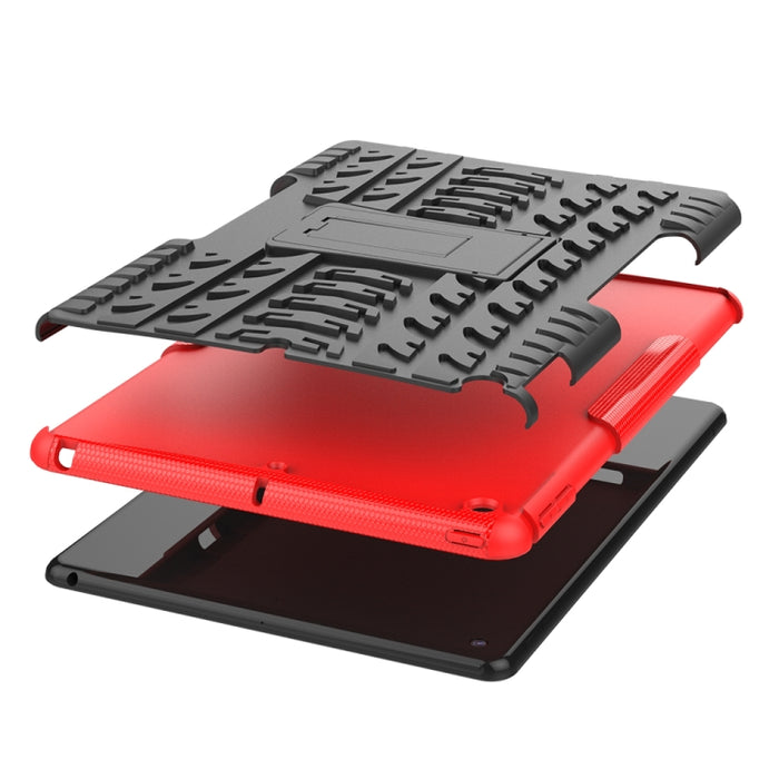 Tire Texture TPU + PC Estuche a prueba de golpes con soporte, For iPad 10.2 2021 / 2020 / 2019, For Amazon Kindle Fire HD 10 2019