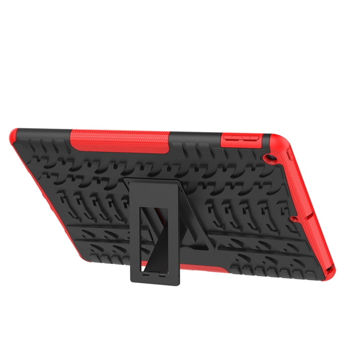 Tire Texture TPU + PC Estuche a prueba de golpes con soporte, For iPad 10.2 2021 / 2020 / 2019, For Amazon Kindle Fire HD 10 2019