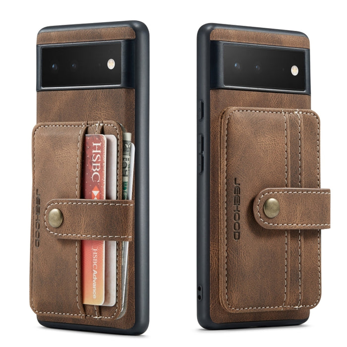 JEEHOOD RFID que bloquea la caja del teléfono de la cartera antirrobo, For Google Pixel 6, For Google Pixel 6 Pro, For Xiaomi Redmi K40 / K40 Pro
