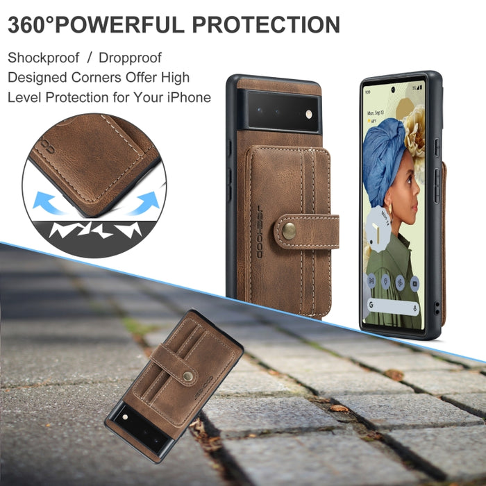 JEEHOOD RFID que bloquea la caja del teléfono de la cartera antirrobo, For Google Pixel 6, For Google Pixel 6 Pro, For Xiaomi Redmi K40 / K40 Pro