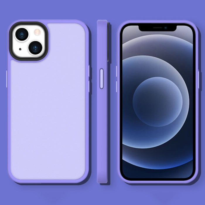 Estuche para teléfono translúcido esmerilado a prueba de golpes