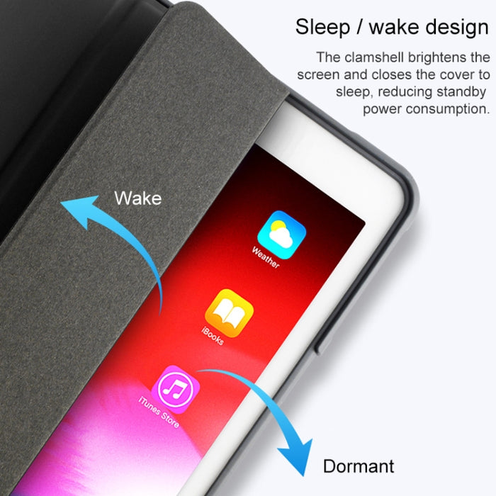 Mutural Horizontal Flip PC + TPU + PU Funda de cuero con soporte y ranura para bolígrafo, For iPad 10.2, For iPad 9.7, For iPad Pro 10.5