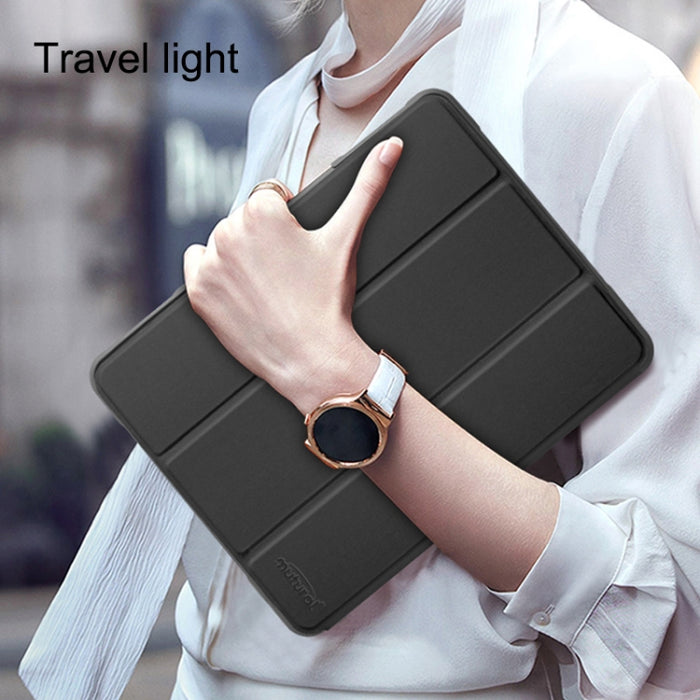 Mutural Horizontal Flip PC + TPU + PU Funda de cuero con soporte y ranura para bolígrafo, For iPad 10.2, For iPad 9.7, For iPad Pro 10.5