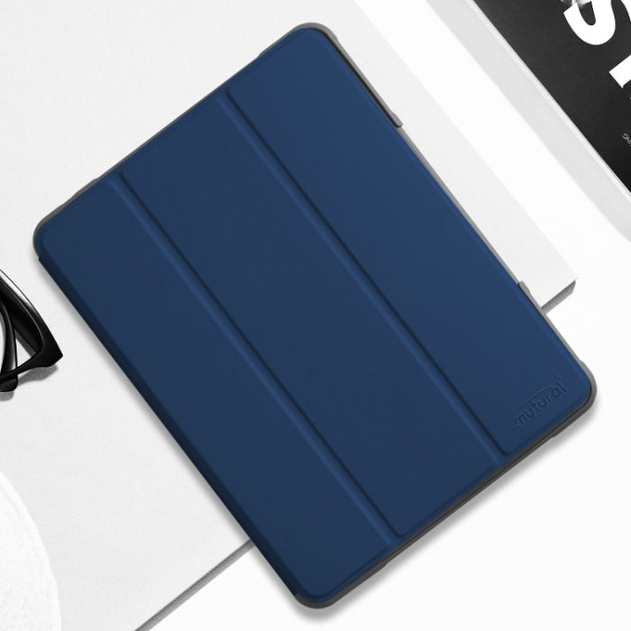 Mutural Horizontal Flip PC + TPU + PU Funda de cuero con soporte y ranura para bolígrafo, For iPad 10.2, For iPad 9.7, For iPad Pro 10.5
