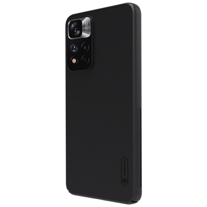 Para Xiaomi Redmi Note 11 Pro Global / 11 Pro Global 5G / 11 Pro+ 5G India / 11E Pro 5G NILLKIN Estuche para PC con textura cóncava-convexa esmerilada (negro), For Xiaomi Redmi Note 11 Pro Glogal