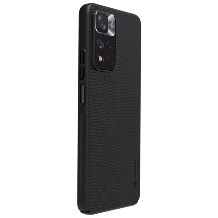 Para Xiaomi Redmi Note 11 Pro Global / 11 Pro Global 5G / 11 Pro+ 5G India / 11E Pro 5G NILLKIN Estuche para PC con textura cóncava-convexa esmerilada (negro), For Xiaomi Redmi Note 11 Pro Glogal