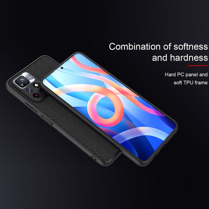 NILLKIN Funda para teléfono TPU con fibra de nailon texturizada en 3D, For Xiaomi Redmi Note 11 / Poco M4 Pro 5G, For Xiaomi Mi 11T / 11T Pro, For Xiaomi Civi