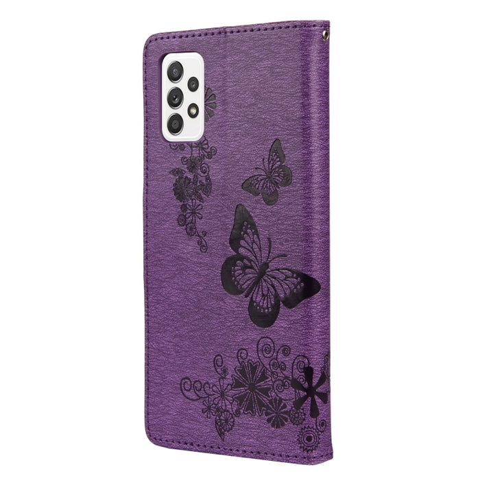 Estuche para teléfono de cuero con tapa horizontal en relieve de mariposa con ranura para tarjeta y soporte, For Samsung Galaxy A33 5G, For Samsung Galaxy A53 5G, For Xiaomi Redmi Note 11 Pro, For Xiaomi Redmi Note 11 5G