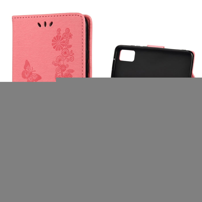 Estuche para teléfono de cuero con tapa horizontal en relieve de mariposa con ranura para tarjeta y soporte, For Samsung Galaxy A33 5G, For Samsung Galaxy A53 5G, For Xiaomi Redmi Note 11 Pro, For Xiaomi Redmi Note 11 5G