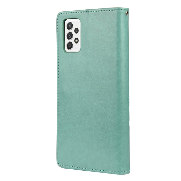 Estuche para teléfono de cuero con tapa horizontal con patrón de flores de mariposa con ranura para tarjeta y soporte, For Samsung Galaxy A33 5G, For Samsung Galaxy A53 5G, For Xiaomi Redmi Note 11 Pro, For Xiaomi Redmi Note 11