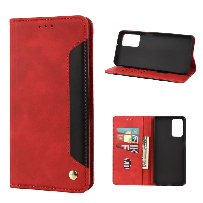 Estuche para teléfono de cuero con empalme de sensación de piel, For Samsung Galaxy A33 5G, For Samsung Galaxy A53 5G, For Xiaomi Redmi Note 11 Pro, For Xiaomi Redmi Note 11