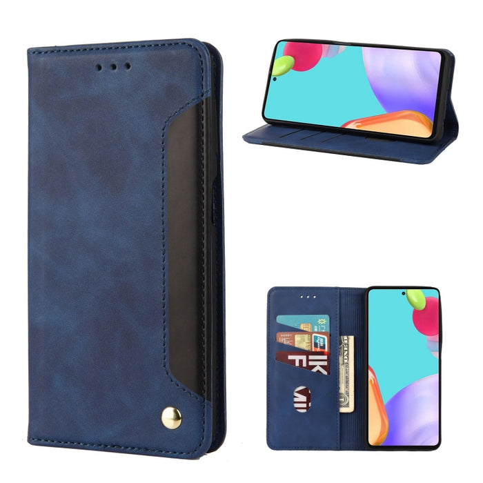Estuche para teléfono de cuero con empalme de sensación de piel, For Samsung Galaxy A33 5G, For Samsung Galaxy A53 5G, For Xiaomi Redmi Note 11 Pro, For Xiaomi Redmi Note 11