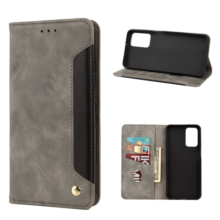 Estuche para teléfono de cuero con empalme de sensación de piel, For Samsung Galaxy A33 5G, For Samsung Galaxy A53 5G, For Xiaomi Redmi Note 11 Pro, For Xiaomi Redmi Note 11