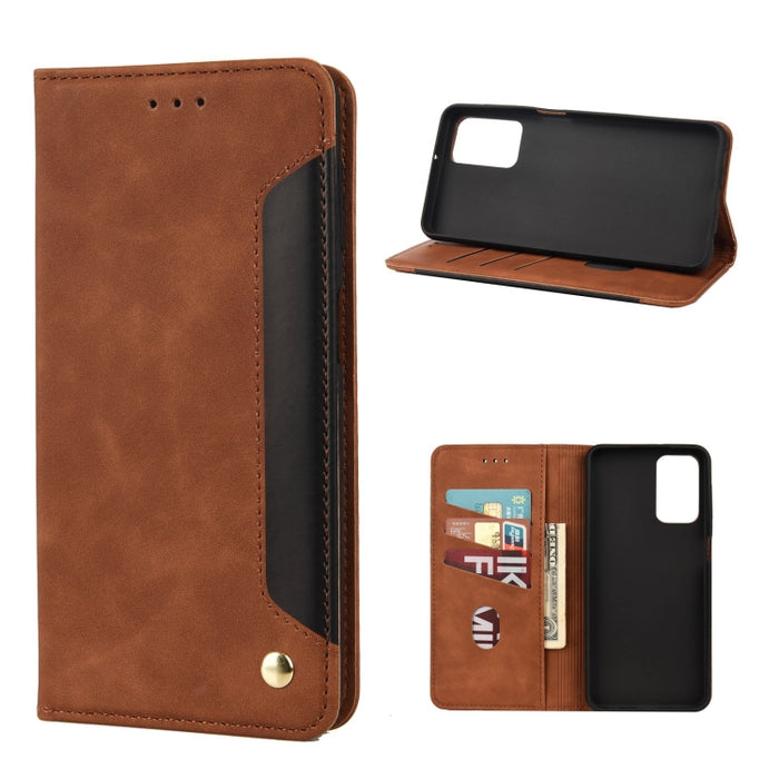 Estuche para teléfono de cuero con empalme de sensación de piel, For Samsung Galaxy A33 5G, For Samsung Galaxy A53 5G, For Xiaomi Redmi Note 11 Pro, For Xiaomi Redmi Note 11