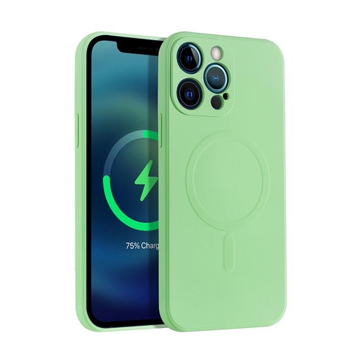 Estuche para teléfono Magsafe de cobertura total de silicona líquida, For iPhone 12 mini, For iPhone 12, For iPhone 12 Pro, For iPhone 12 Pro Max, For iPhone 11, For iPhone 11 Pro, For iPhone 11 Pro Max
