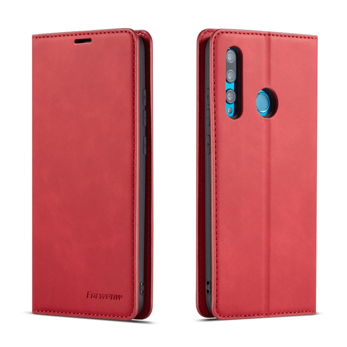Forwenw Dream Series Oil Edge Fuerte magnetismo Funda de cuero con tapa horizontal con soporte y ranuras para tarjetas y billetera y marco de fotos, For Huawei P Smart+ (2019), For Huawei Mate 20, For Huawei Mate 20 Pro, For Huawei Mate 20 Lite        ...