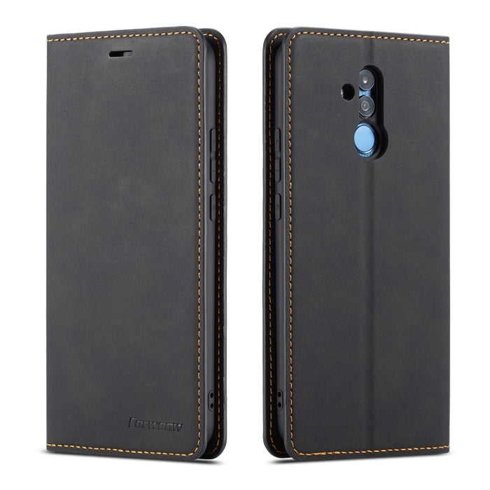 Forwenw Dream Series Oil Edge Fuerte magnetismo Funda de cuero con tapa horizontal con soporte y ranuras para tarjetas y billetera y marco de fotos, For Huawei P Smart+ (2019), For Huawei Mate 20, For Huawei Mate 20 Pro, For Huawei Mate 20 Lite        ...