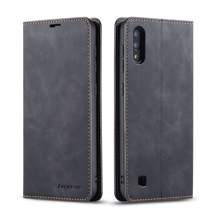 Forwenw Dream Series Oil Edge Fuerte magnetismo Funda de cuero con tapa horizontal con soporte y ranuras para tarjetas y billetera y marco de fotos, For Huawei P Smart+ (2019), For Huawei Mate 20, For Huawei Mate 20 Pro, For Huawei Mate 20 Lite        ...