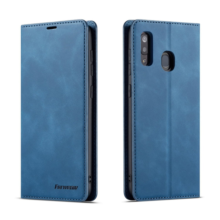 Forwenw Dream Series Oil Edge Fuerte magnetismo Funda de cuero con tapa horizontal con soporte y ranuras para tarjetas y billetera y marco de fotos, For Huawei P Smart+ (2019), For Huawei Mate 20, For Huawei Mate 20 Pro, For Huawei Mate 20 Lite        ...