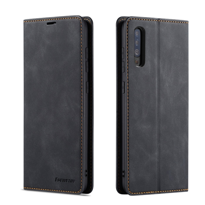 Forwenw Dream Series Oil Edge Fuerte magnetismo Funda de cuero con tapa horizontal con soporte y ranuras para tarjetas y billetera y marco de fotos, For Huawei P Smart+ (2019), For Huawei Mate 20, For Huawei Mate 20 Pro, For Huawei Mate 20 Lite        ...
