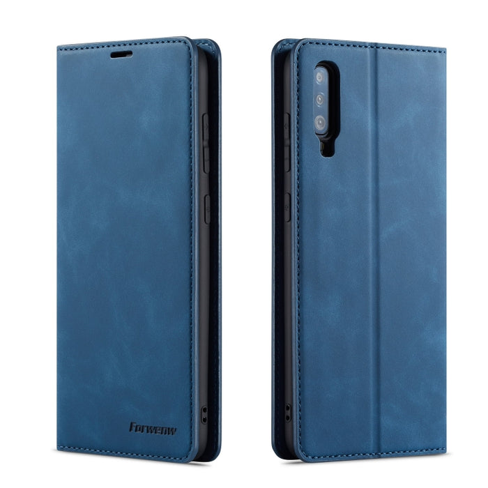 Forwenw Dream Series Oil Edge Fuerte magnetismo Funda de cuero con tapa horizontal con soporte y ranuras para tarjetas y billetera y marco de fotos, For Huawei P Smart+ (2019), For Huawei Mate 20, For Huawei Mate 20 Pro, For Huawei Mate 20 Lite        ...