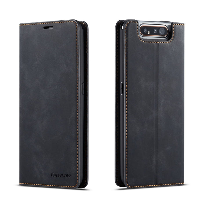 Forwenw Dream Series Oil Edge Fuerte magnetismo Funda de cuero con tapa horizontal con soporte y ranuras para tarjetas y billetera y marco de fotos, For Huawei P Smart+ (2019), For Huawei Mate 20, For Huawei Mate 20 Pro, For Huawei Mate 20 Lite        ...