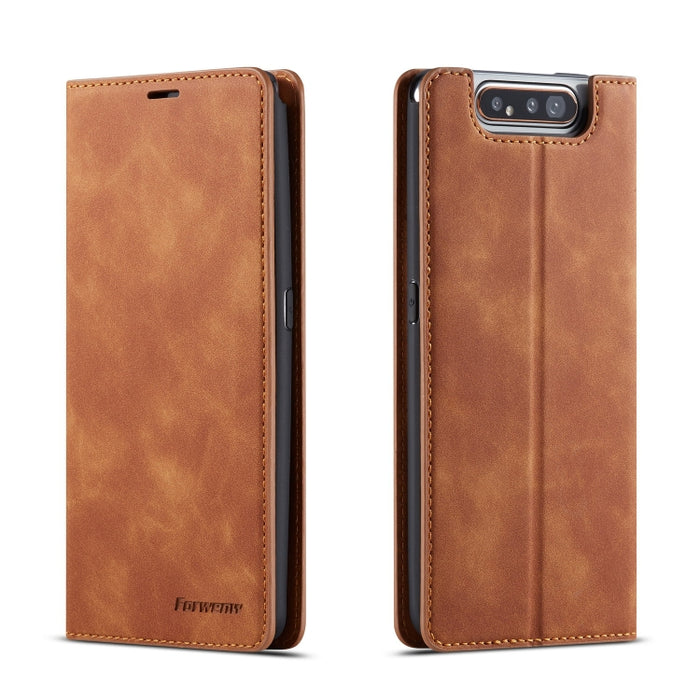 Forwenw Dream Series Oil Edge Fuerte magnetismo Funda de cuero con tapa horizontal con soporte y ranuras para tarjetas y billetera y marco de fotos, For Huawei P Smart+ (2019), For Huawei Mate 20, For Huawei Mate 20 Pro, For Huawei Mate 20 Lite        ...