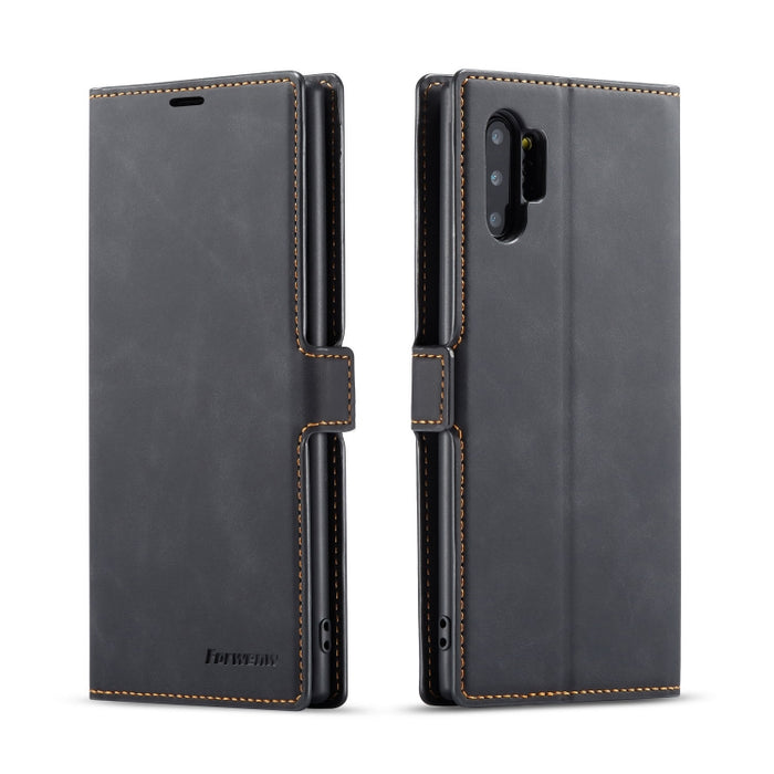 Forwenw Dream Series Oil Edge Fuerte magnetismo Funda de cuero con tapa horizontal con soporte y ranuras para tarjetas y billetera y marco de fotos, For Huawei P Smart+ (2019), For Huawei Mate 20, For Huawei Mate 20 Pro, For Huawei Mate 20 Lite        ...