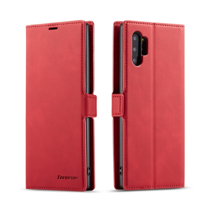 Forwenw Dream Series Oil Edge Fuerte magnetismo Funda de cuero con tapa horizontal con soporte y ranuras para tarjetas y billetera y marco de fotos, For Huawei P Smart+ (2019), For Huawei Mate 20, For Huawei Mate 20 Pro, For Huawei Mate 20 Lite        ...