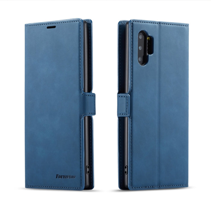 Forwenw Dream Series Oil Edge Fuerte magnetismo Funda de cuero con tapa horizontal con soporte y ranuras para tarjetas y billetera y marco de fotos, For Huawei P Smart+ (2019), For Huawei Mate 20, For Huawei Mate 20 Pro, For Huawei Mate 20 Lite        ...
