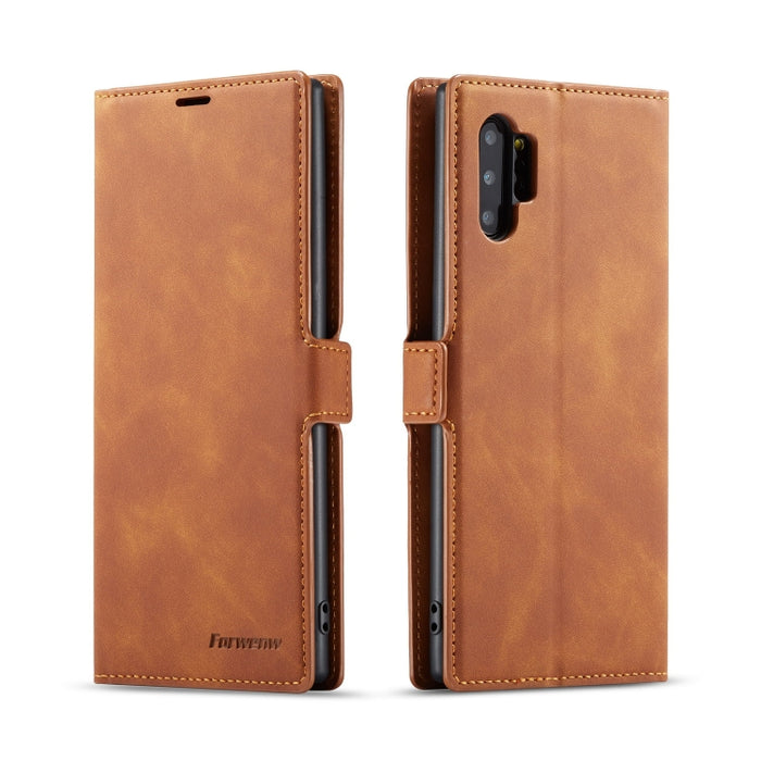 Forwenw Dream Series Oil Edge Fuerte magnetismo Funda de cuero con tapa horizontal con soporte y ranuras para tarjetas y billetera y marco de fotos, For Huawei P Smart+ (2019), For Huawei Mate 20, For Huawei Mate 20 Pro, For Huawei Mate 20 Lite        ...