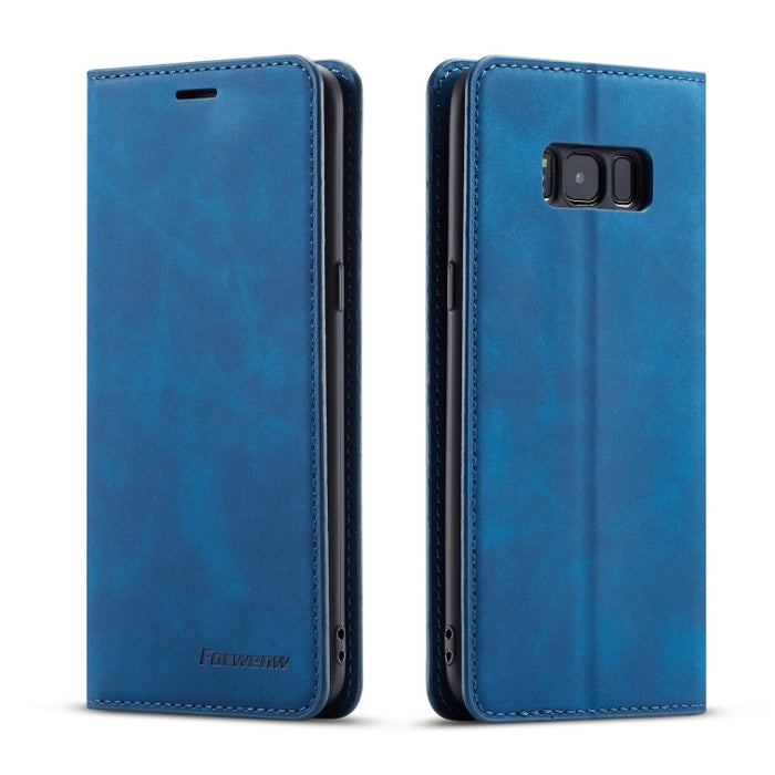 Forwenw Dream Series Oil Edge Fuerte magnetismo Funda de cuero con tapa horizontal con soporte y ranuras para tarjetas y billetera y marco de fotos, For Huawei P Smart+ (2019), For Huawei Mate 20, For Huawei Mate 20 Pro, For Huawei Mate 20 Lite        ...