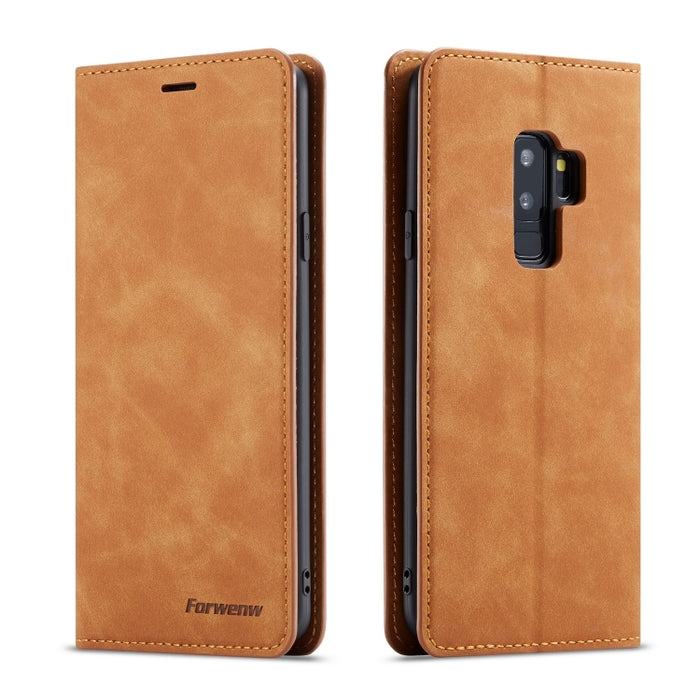 Forwenw Dream Series Oil Edge Fuerte magnetismo Funda de cuero con tapa horizontal con soporte y ranuras para tarjetas y billetera y marco de fotos, For Huawei P Smart+ (2019), For Huawei Mate 20, For Huawei Mate 20 Pro, For Huawei Mate 20 Lite        ...