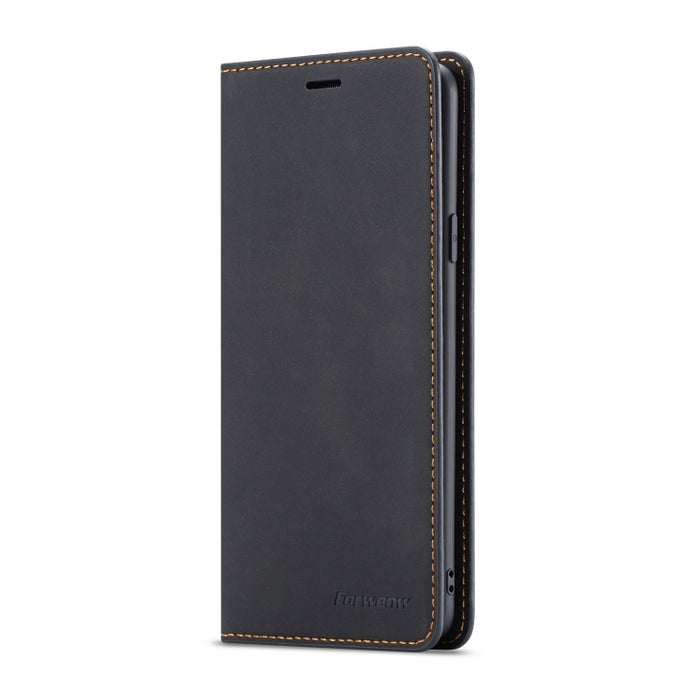 Forwenw Dream Series Oil Edge Fuerte magnetismo Funda de cuero con tapa horizontal con soporte y ranuras para tarjetas y billetera y marco de fotos, For Galaxy S9+, For Galaxy S10, For Galaxy S10+, For Galaxy S10e, For iPhone 6s / 6                    ...