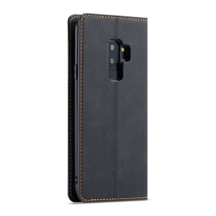 Forwenw Dream Series Oil Edge Fuerte magnetismo Funda de cuero con tapa horizontal con soporte y ranuras para tarjetas y billetera y marco de fotos, For Galaxy S9+, For Galaxy S10, For Galaxy S10+, For Galaxy S10e, For iPhone 6s / 6                    ...