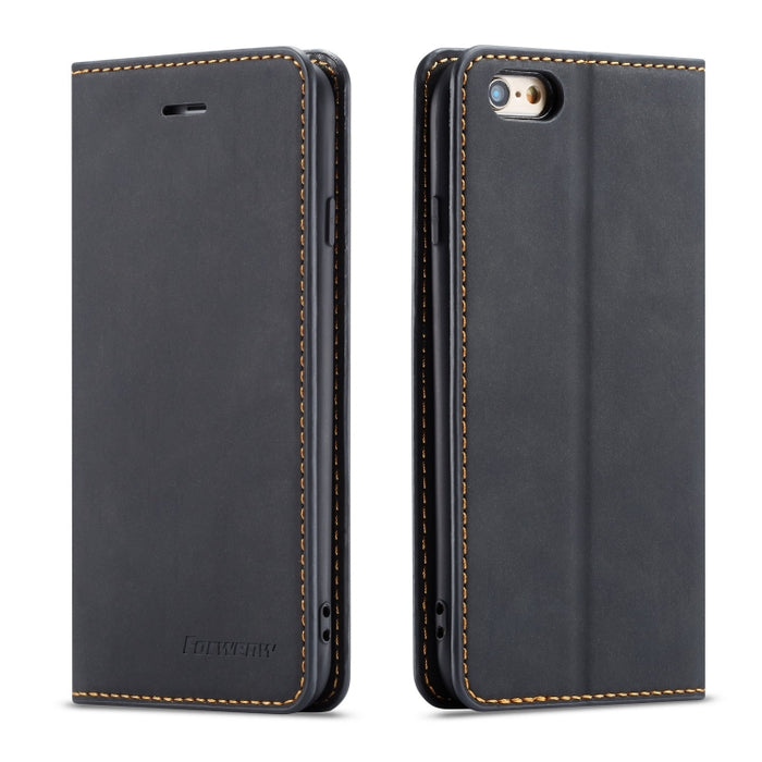 Forwenw Dream Series Oil Edge Fuerte magnetismo Funda de cuero con tapa horizontal con soporte y ranuras para tarjetas y billetera y marco de fotos, For Galaxy S9+, For Galaxy S10, For Galaxy S10+, For Galaxy S10e, For iPhone 6s / 6                    ...