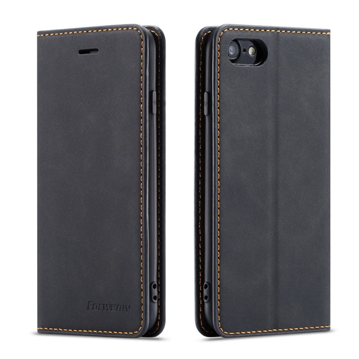 Forwenw Dream Series Oil Edge Fuerte magnetismo Funda de cuero con tapa horizontal con soporte y ranuras para tarjetas y billetera y marco de fotos, For Galaxy S9+, For Galaxy S10, For Galaxy S10+, For Galaxy S10e, For iPhone 6s / 6                    ...