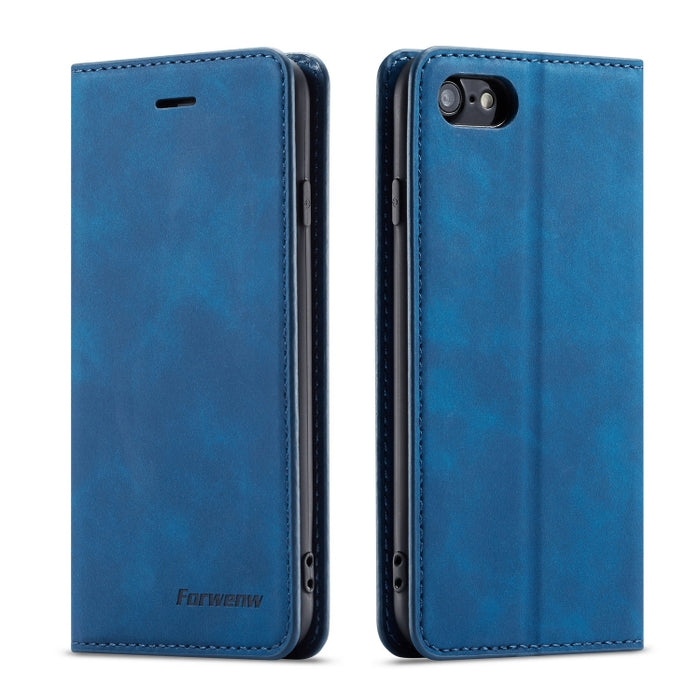 Forwenw Dream Series Oil Edge Fuerte magnetismo Funda de cuero con tapa horizontal con soporte y ranuras para tarjetas y billetera y marco de fotos, For Galaxy S9+, For Galaxy S10, For Galaxy S10+, For Galaxy S10e, For iPhone 6s / 6                    ...