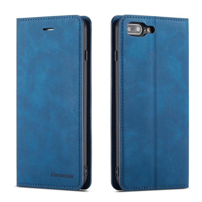 Forwenw Dream Series Oil Edge Fuerte magnetismo Funda de cuero con tapa horizontal con soporte y ranuras para tarjetas y billetera y marco de fotos, For Galaxy S9+, For Galaxy S10, For Galaxy S10+, For Galaxy S10e, For iPhone 6s / 6                    ...