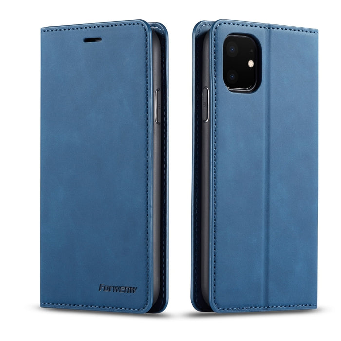 Forwenw Dream Series Oil Edge Fuerte magnetismo Funda de cuero con tapa horizontal con soporte y ranuras para tarjetas y billetera y marco de fotos, For Galaxy S9+, For Galaxy S10, For Galaxy S10+, For Galaxy S10e, For iPhone 6s / 6                    ...