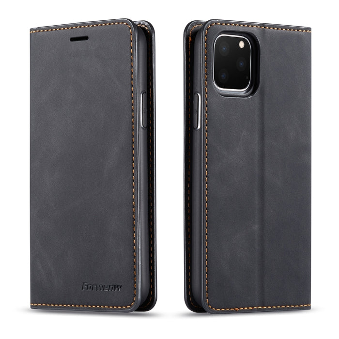 Forwenw Dream Series Oil Edge Fuerte magnetismo Funda de cuero con tapa horizontal con soporte y ranuras para tarjetas y billetera y marco de fotos, For Galaxy S9+, For Galaxy S10, For Galaxy S10+, For Galaxy S10e, For iPhone 6s / 6                    ...