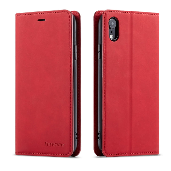 Forwenw Dream Series Oil Edge Fuerte magnetismo Funda de cuero con tapa horizontal con soporte y ranuras para tarjetas y billetera y marco de fotos, For Galaxy S9+, For Galaxy S10, For Galaxy S10+, For Galaxy S10e, For iPhone 6s / 6                    ...