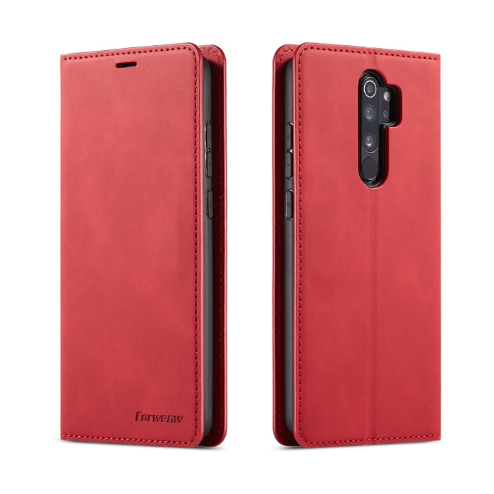 Forwenw Dream Series Oil Edge Fuerte magnetismo Funda de cuero con tapa horizontal con soporte y ranuras para tarjetas y billetera y marco de fotos, For Galaxy S9+, For Galaxy S10, For Galaxy S10+, For Galaxy S10e, For iPhone 6s / 6                    ...