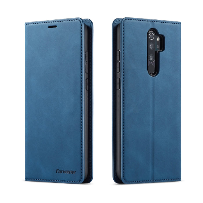 Forwenw Dream Series Oil Edge Fuerte magnetismo Funda de cuero con tapa horizontal con soporte y ranuras para tarjetas y billetera y marco de fotos, For Galaxy S9+, For Galaxy S10, For Galaxy S10+, For Galaxy S10e, For iPhone 6s / 6                    ...