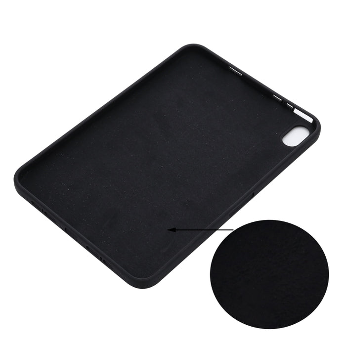 Funda de tableta de cobertura total a prueba de caídas de silicona líquida de color sólido