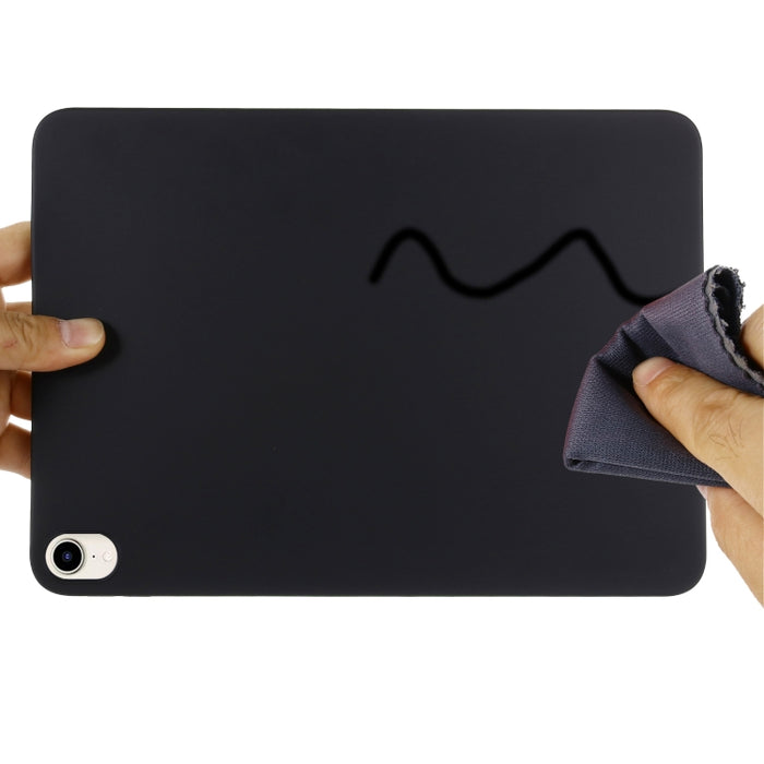 Funda de tableta de cobertura total a prueba de caídas de silicona líquida de color sólido